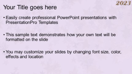 2023 Clipboard Widescreen PowerPoint Template text slide design