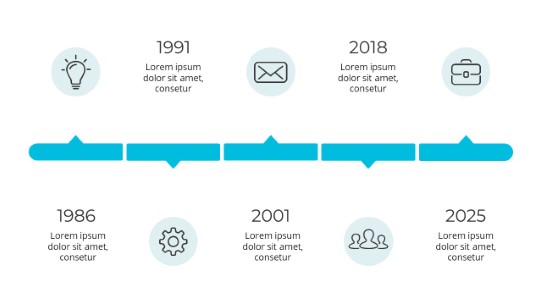 Timelines 46 PowerPoint Infographic pptx design