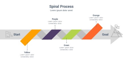 Spiral Process 019 PowerPoint Infographic pptx design
