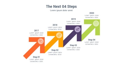 Next Steps 038 PowerPoint Infographic pptx design