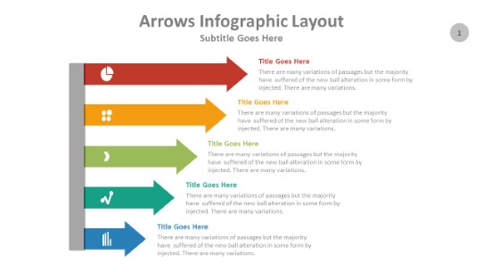 Arrows 001 PowerPoint Infographic pptx design