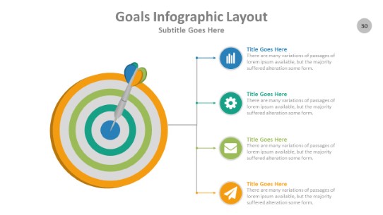 Goals 030 PowerPoint Infographic pptx design