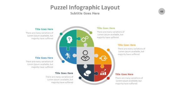 Puzzle 048 PowerPoint Infographic pptx design