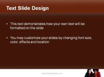 Business Team Women PowerPoint Template text slide design