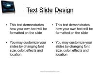 Global Tablet PowerPoint Template text slide design