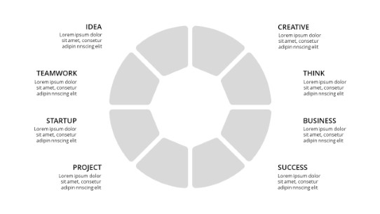 8 Steps Circle Octogon 106 PowerPoint Infographic pptx design